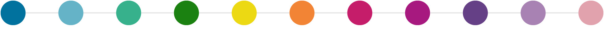 Colourful connected dots