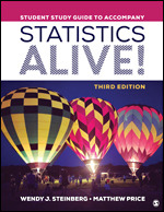 Student Study Guide to Accompany Statistics Alive!