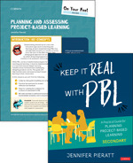 BUNDLE: Pieratt: On-Your-Feet Guide to Planning and Assessing PBL + Pieratt: Keep It Real With PBL, Secondary