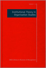 Institutional Theory in Organization Studies