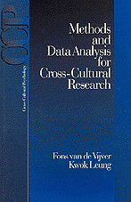 Methods and Data Analysis for Cross-Cultural Research