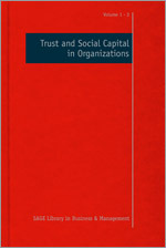 Trust and Social Capital in Organizations