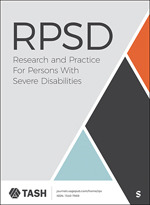 Research and Practice for Persons with Severe Disabilities